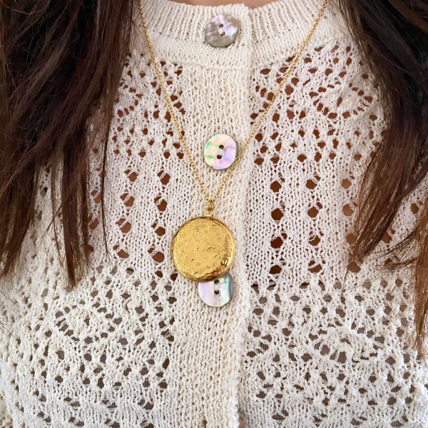 Ogrlica medaljon cvijet s fotografijama